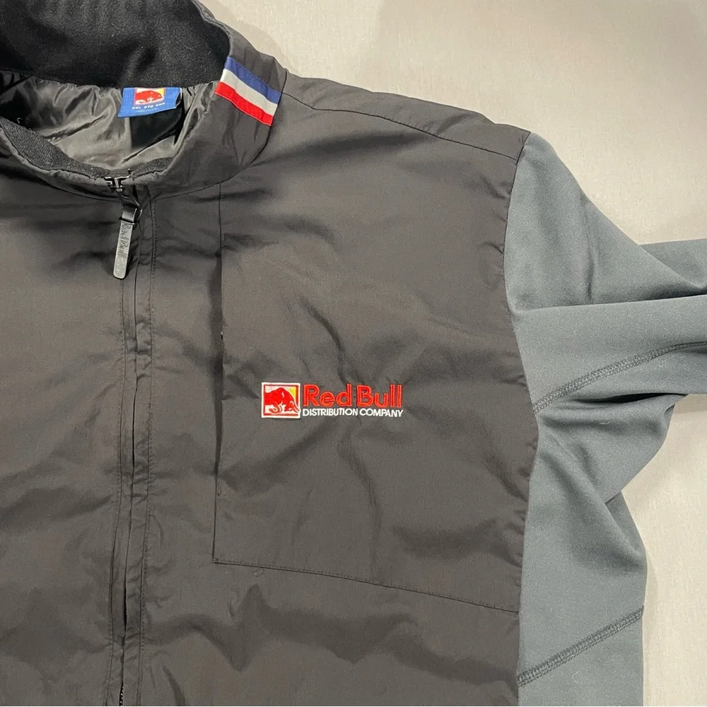 Red Bull Distribution Company Full Zip Windbreaker Jacket Shell - Mens 2XL